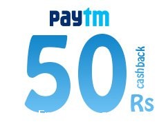 Paytm Rs. 50 cashback on recharge/bill payment of Rs. 50 or more [New Number Recharge]
