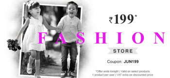 FirstCry Rs. 199 Fashion Store Kids Apparels at Just Rs. 199