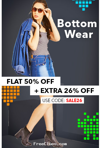 Yepme Flat 50% Discount + Extra 26% Discount On Women Bottom Wear