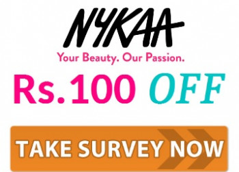 Get Rs.100 Coupon For Free + Free Gift Hamper on Complete A Short Survey