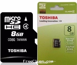 Moskart Flat 34% OFF Toshiba 8 GB MicroSD Card Class 4