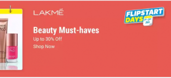 Flipkart Flat 50% Off on Lakme L'Oreal Paris & Maybelline Makeup & Beauty Products