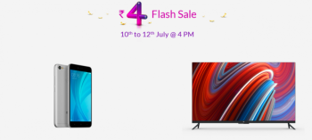 FreeClues Mi 4th Anniversary Sale (10 - 12 July ) - 4rs Flash Sale, Blink & Miss Deals, 12PM Blockbusters & Mi Anniversary Specials + Flat 500 instant discount with SBI Cards