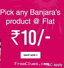 Purplle women's day offer: banjara's cosmetics products at Rs. 10/-