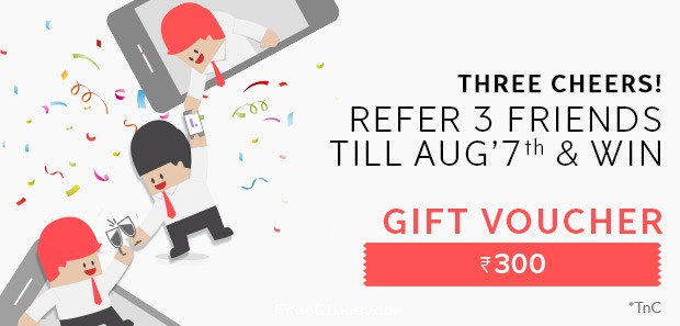 Littleapp Refer 3 friends and win GV worth Rs 300/-
