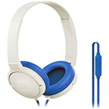 SoundMagic P10S Headphones with Mic (White/Blue)