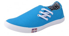 mrvoonik FAUSTO Sky Blue Men's Casual Side Lace up
