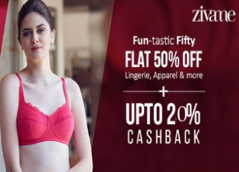 Amazon Zivame Women’s Clothing From Rs 114 + Extra 20% cashback