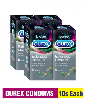Durex Extended Pleasure 10s (Pack of 4) at Rs. 330 (50% OFF)