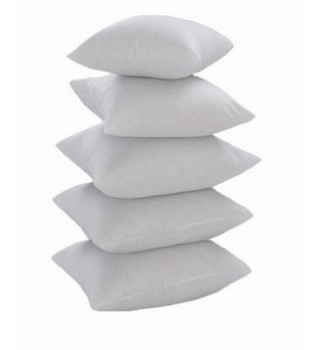 White Polyester 16 x 16 Inch Non Woven Cushion Inserts - Set of 5 by Zikrak Exim @ 276/-