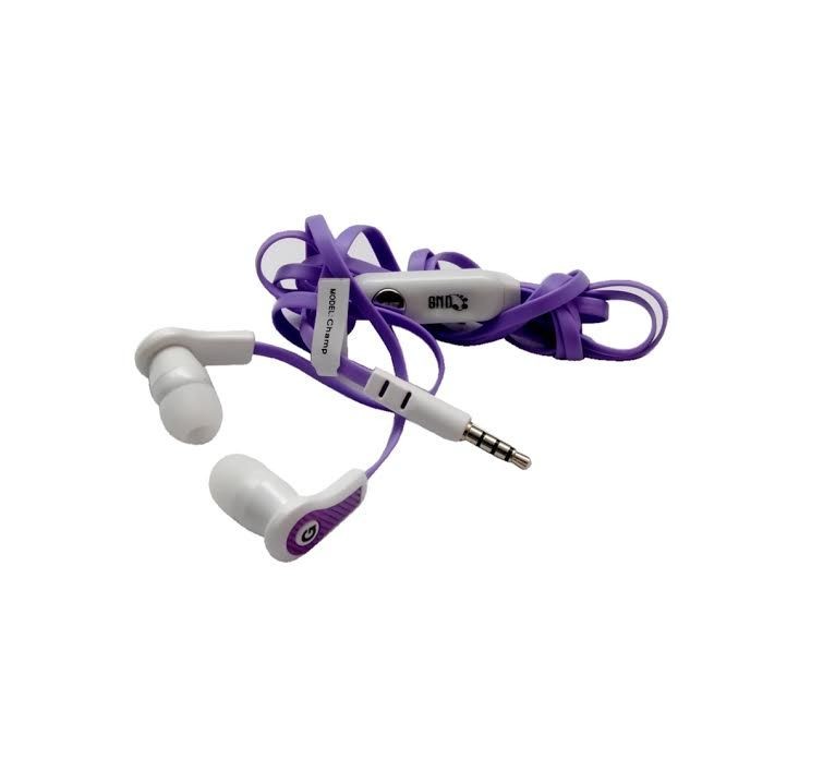 Ordervenue GND Flatwire Handsfree with Mic at Rs. 65/-