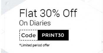 Printvenue Flat 30% off on Organisers & Diaries