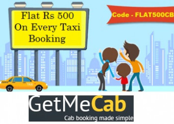 FreeClues Get Flat Rs. 500 Cashback on all rides at Getmecab [No minimum purchase]