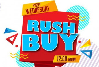 Every Wednesday Rush Buy at 12 Noon