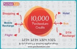 PurchaseKaro Smart card of worth Rs.10000 at Rs.499/-