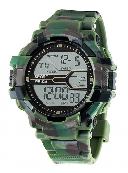 Emartos Army Green Color Sports Watch For Mens and Boy's