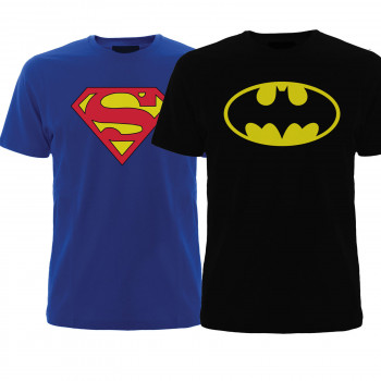 Combo Offer: Superman+Batman TShirts at Rs.399/-