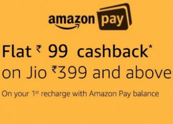 Jio recharge cashback offers : Rs.99 Cashback on Your Jio Recharge