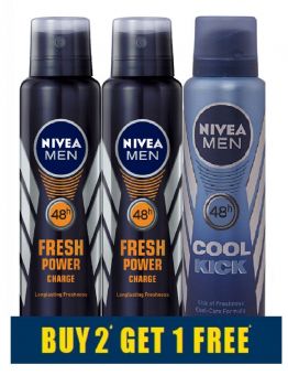 Snapdeal Nivea Deo Combo ( Buy 2 Get 1 Free)