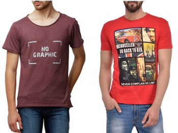 Limeroad Upto 70% Off on Men's T-Shirts Starts From Rs. 349 + Free shipping