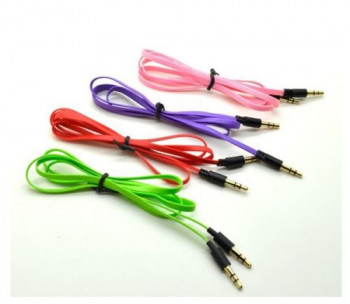 eBay Assorted Color 3.5MM Male to Male Stereo AUX Cable Rs 99