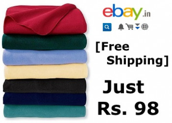 eBay Single Bed Blanket from Paisa Worth at rs. 98/-
