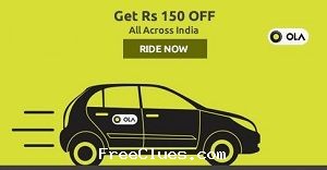 Olacabs first ride free offer : get Rs.250 off on First Ola Cab Ride