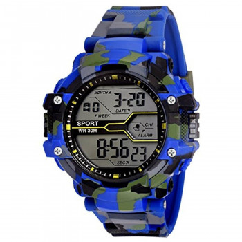 Army Blue Color Sports Watch For Boys And Mens