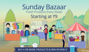 Paytm sunday bazaar Under rs. 1/-