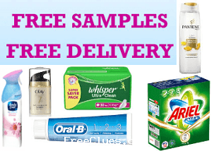 Free products delivered directly to consumers homes.