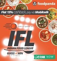 Foodpanda IFL Guess & Win Contest : Win One PlusX mobile & Jabong Shopping Vouchers