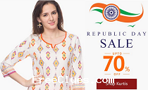 Shoppersstop Republic Day Sale Upto 70% Off on Women Kurta & Kurits