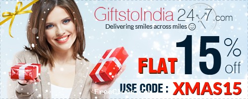 GiftstoIndia24x7 Flat 15% off on Amazing Christmas Gift Items