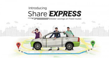 Olacabs Ride at flat Rs 10 with Share Express