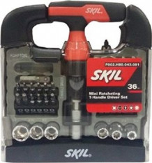 Amazon Skil 36 piece Mini T-handle Screw Driver Set (Red and Black)