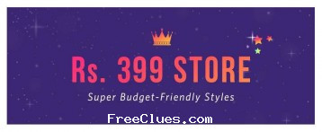 Myntra Fashion Store : Under Rs. 399 Store