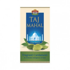 Amazon Taj Mahal Fragrant Cardamom Tea Bags, 25 Pieces