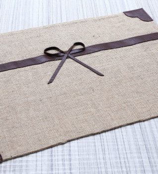 My Gift Booth Beige Jute Table Mat - Set of 6 at Rs.390 (72% Off)