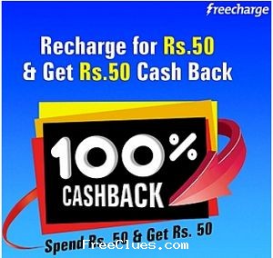 Indiatimes get Rs. 50 cashback on Rs. 50 freecharge Voucher at Rs.10/-