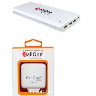 CallOne Combo (30000mAh Turbo Power Bank+ 2A Charger with Cable)