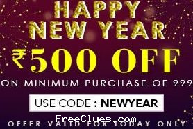 Yepme Flat Rs. 500 Off on Minimum Purchase of Rs. 999