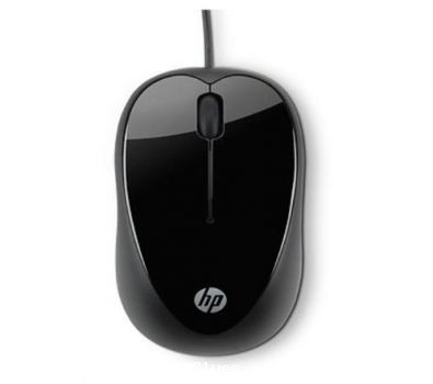 Amazon HP X1000 Wired Mouse (Black/Grey)