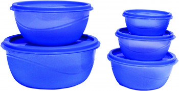 Princeware Store Fresh Plastic Bowl Package Container Blue