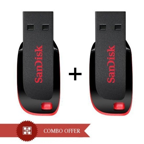 Moskart Exclusive Combo of 2 SanDisk 8GB USB Flash Drive at 29% OFF