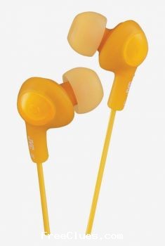tatacliq JVC Gumy PLUS HA-FX5 In The Ear Headphones (Orange)