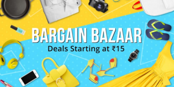 Paytm Bargain Bazaar sale starting at Rs. 15/-