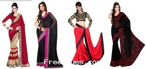 Snapdeal branded Janasya womens saree at Flat 70% off Start @ Rs. 300/-