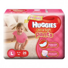 Amazon Huggies Ultra Soft Pants Large Size Premium Diapers for Girls