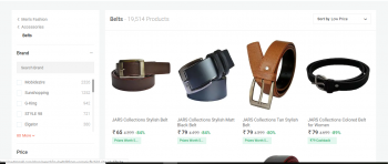 Paytm Sunday sale Belt Starting from Rs. 29 + Free Shipping