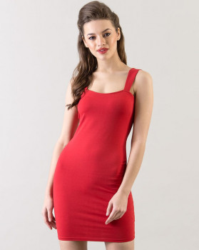 Stalkbuylove Dakota Dress Red Cotton Dress